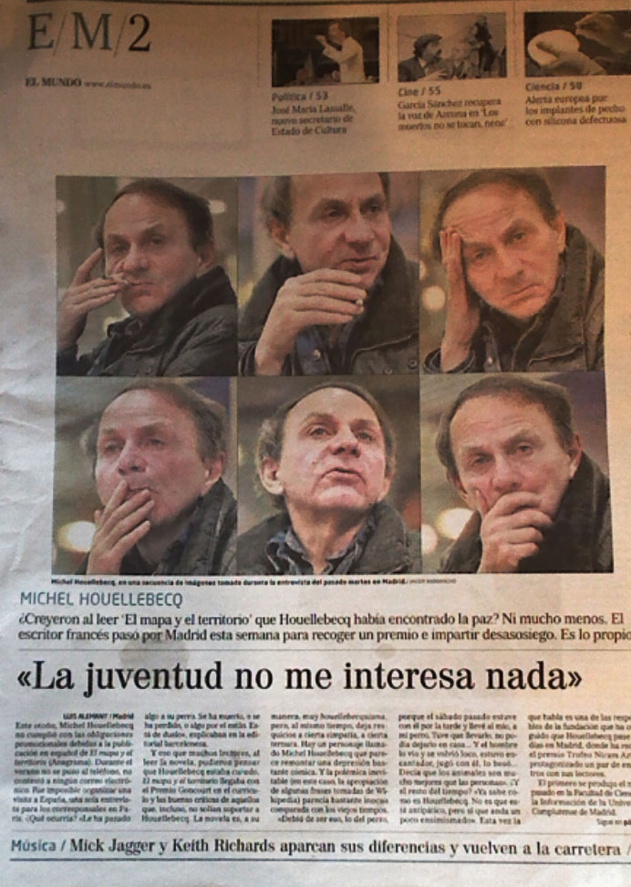 Michel Houellebecq / Entrevista Elmundo