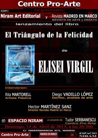 Lanzamiento de Elisei Virgil en Espacio Niram