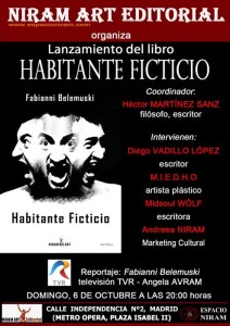 lanzamiento del libro de Fabianni Belemuski, “Habitante Ficticio”, 