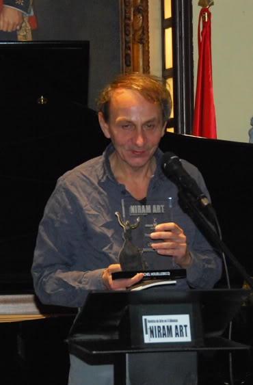 Michel Houellebecq premio Niram Art