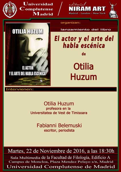 El actor y el arte del habla escénica de Otilia Huzum