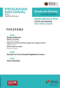 SALUD MENTAL Y EXPOSICIÓN DE ARTE – LISBOA